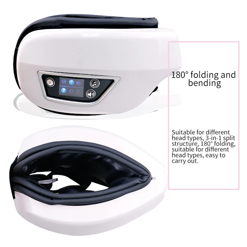 Electric Eye Massager Airbag Vibration Massage Eye Care Instrument Improve Sleep Dry Eye Strain Massage Relax Portable Eye Mask