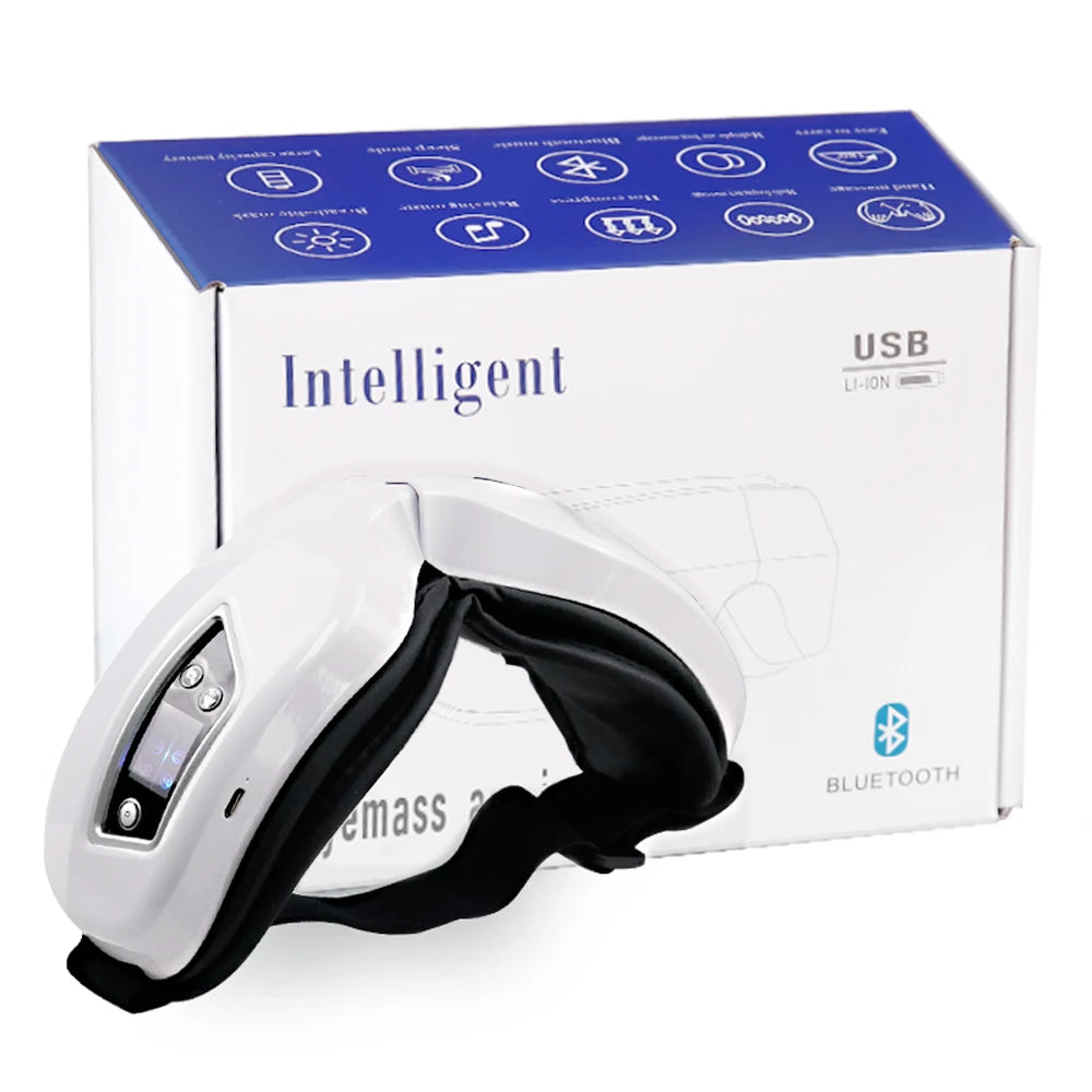 Electric Eye Massager Airbag Vibration Massage Eye Care Instrument Improve Sleep Dry Eye Strain Massage Relax Portable Eye Mask