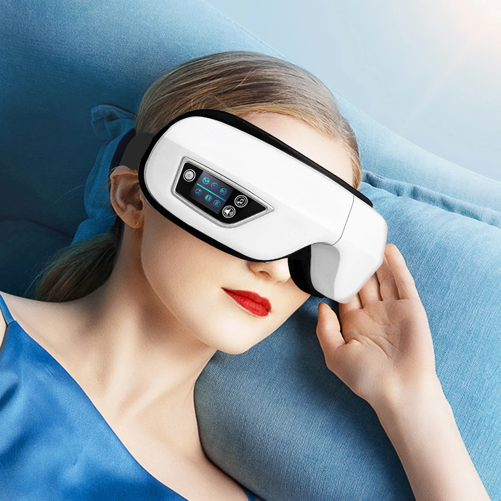 Electric Eye Massager Airbag Vibration Massage Eye Care Instrument Improve Sleep Dry Eye Strain Massage Relax Portable Eye Mask