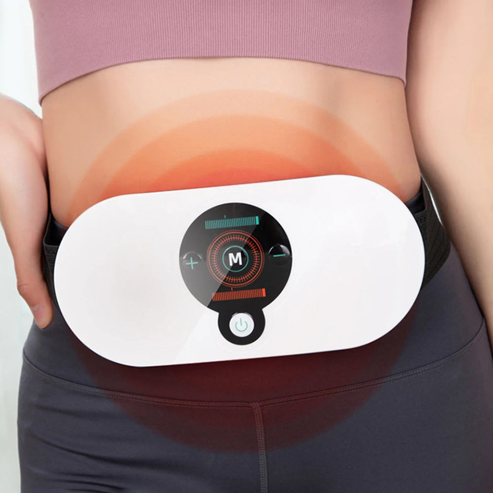 EMS Abdominal Slim Massager Electric Waist Trainer Fat Cellulite Burner Belt Vibration Muscle Massage Slimming Pulse Weight Loss